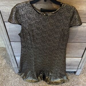 NWT Michael Kors Black and Gold Dress